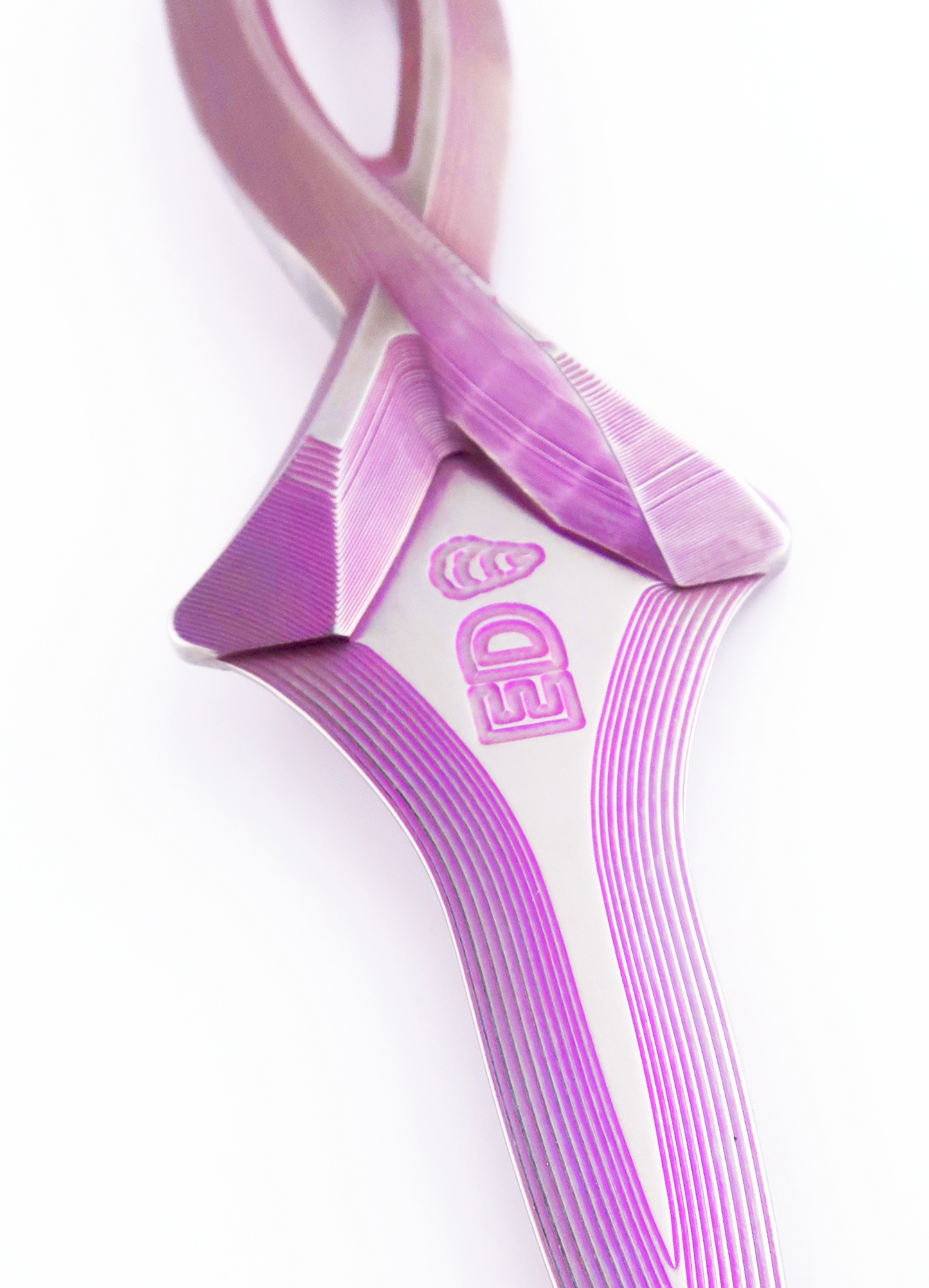 The Hugo Full Titanium Oyster Knife - Pink