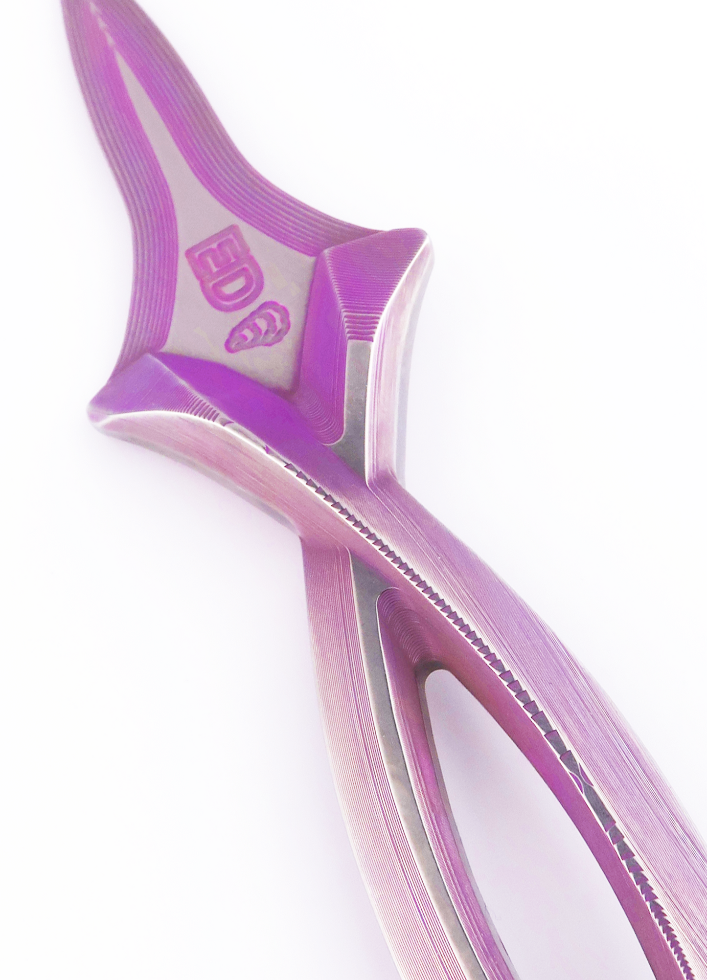 The Hugo Full Titanium Oyster Knife - Pink